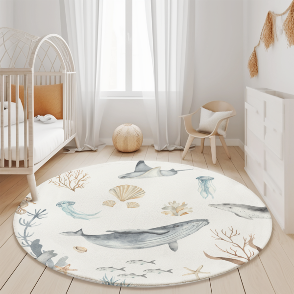 Vloerkleed Onderwater wereld walvis